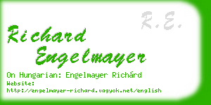 richard engelmayer business card